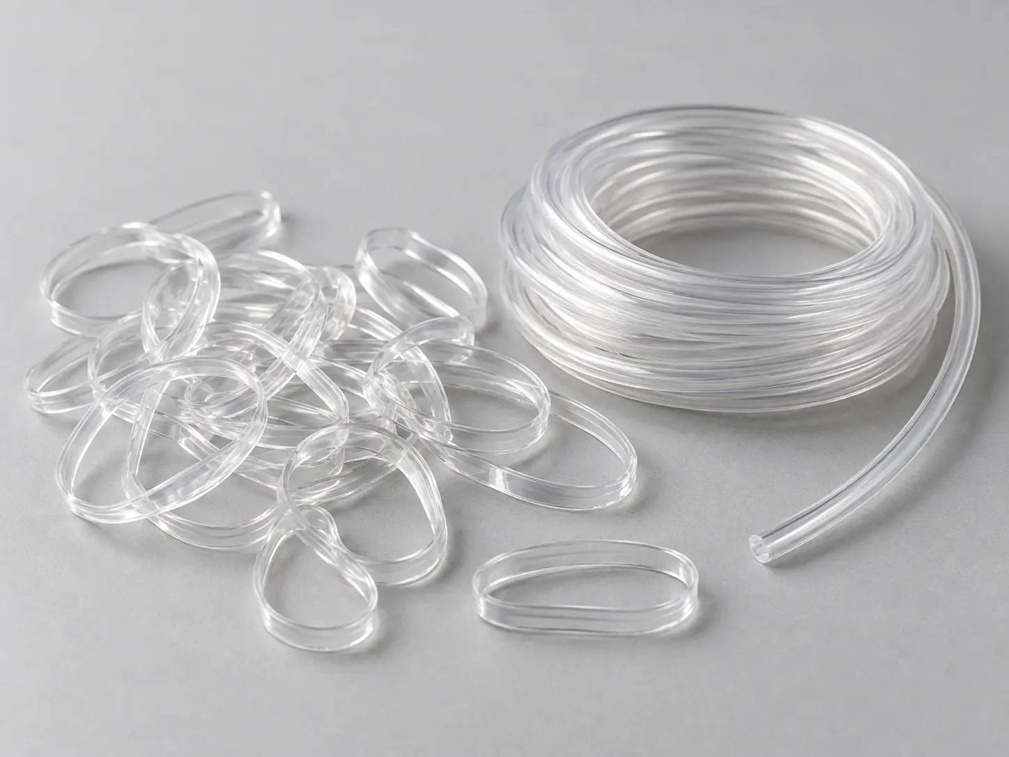 Clear TPU elastic bands and flexible TPU cord